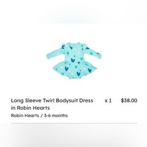 Kyte Baby Bodysuit with Twirl Skirt
